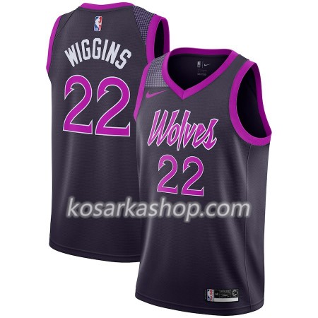 Dres Minnesota Timberwolves Andrew Wiggins 22 Nike 2018-19 City Edition Ljubičasta Swingman